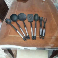سرویس کفگیر ملاقه سیلیکونی|ظروف پخت‌وپز|اصفهان, کوی امیریه|دیوار