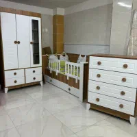 سرویس چوب کودک /با طراحـی مدرن/ سیسمونی/|تخت و صندلی بچه|نظرآباد, رسالت|دیوار