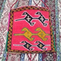 چنتا یا جا مهر نماز|گلیم، جاجیم، گبه|اصفهان, آبشار|دیوار
