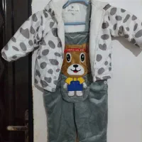 کاپشن بچگانه دوتیکه و شومیز شلوار شیک