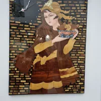 تابلو و ساعت معرق کاری