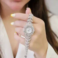 ساعت نقره موتور ژاپن ضد آب جواهری نقره رضازاده 319