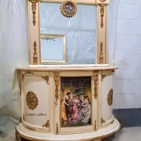 آینه کنسول و میزتلوزیون و بوفه|بوفه، ویترین، کنسول|تبریز, |دیوار