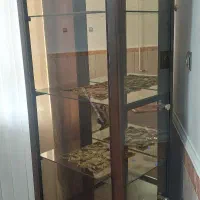 فروش بوفه جنس چوب راش در حد نو بدون خط خش