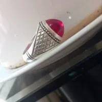 انگشتر یاقوت پیازی .معاوضه با انگشتر