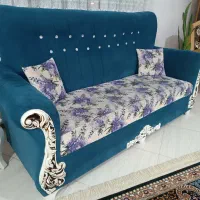 مبل ۷ نفره در حد صفر ۱۲ میلیون با بوفه چوب نراد ۲