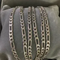 زنجیر نقره فیگارو ترک|جواهرات|تهران, سردارجنگل|دیوار