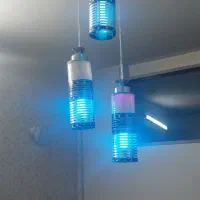 لوستر آویز سقفی سه شعله