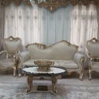 پرده گل برجسته