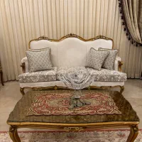 مبلمان استیل طرح فرانسوی و میز ناهار خوری ۸ نفره|مبلمان خانگی و میز عسلی|تهران, میرداماد|دیوار