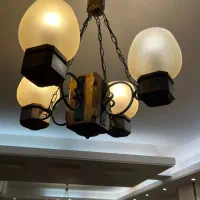لوستر چوبی|لوستر و چراغ آویز|تبریز, |دیوار