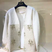 کت خنک و مزونی به همراه سوزندوزی