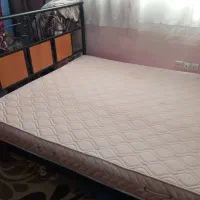 تخت خواب دونفره فلزی|تخت و سرویس خواب|قزوین, |دیوار