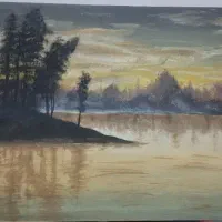 تابلو رنگ روغن با لوازم باکیفیت|تابلو، نقاشی، عکس|محمدیه-قزوین, |دیوار