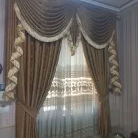پرده سلطنتی یک جفت|پرده، رانر، رومیزی|گنبد کاووس, |دیوار