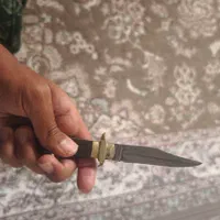 زنجیره نقره عیار بالا تسبیح سندلوس آلمان چاقو شاخ|جواهرات|کوهدشت, |دیوار