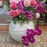 گلدان گل مصنوعی