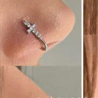 پابند، پیرسینگ، نگین چسبی، ایرکاف، بدون سوراخ