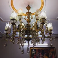 لوستر برنجی|لوستر و چراغ آویز|تهران, عبدل‌آباد|دیوار