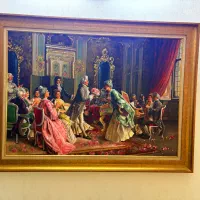 تابلو نقش برجسته و نقاشی رنگ روغن