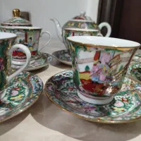 سرویس صبحانه خوری ۱۵پارچه گل مرغی