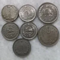 سکه ۱ریالیو۲ریالی شاهی کمیاب