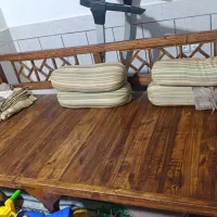 تخت سنتی چوبی نو