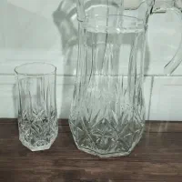 هشت عدد لیوان ودوعدد پارچ فرانسوی اصل