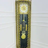 ساعت ایستاده برنجی