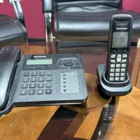 گوشی تلفن پاناسونیک با گوشی بی سیم|تلفن رومیزی|اردستان, |دیوار