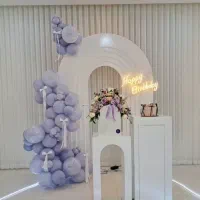 بادکنک آرایی/استند تولد،بکگراند