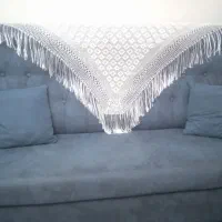 روسری قلاب بافی