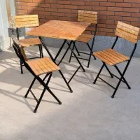 میز و صندلی  چوبی