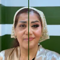 میکاپ شنیون محفلی
