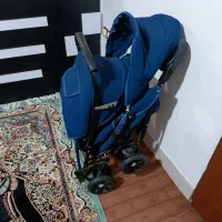 کالسکه دوقلو جلو هم و روروئک|کالسکه و لوازم جانبی|نظرآباد, رسالت|دیوار