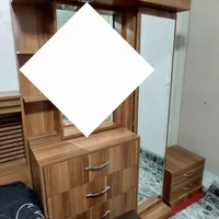 سرویس خواب در حد نو با تشک و روتختی سالم|تخت و سرویس خواب|کرج, منظریه|دیوار