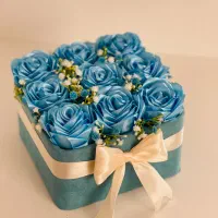 دسته گل و باکس گل جاودان|گل مصنوعی|هرسین, |دیوار