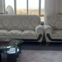 جنس مبل ترک ۷ نفره تمیز|مبلمان خانگی و میز عسلی|جوانرود, |دیوار