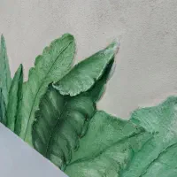 تابلو نقاشی برجسته طرح برگ|تابلو، نقاشی، عکس|آمل, |دیوار