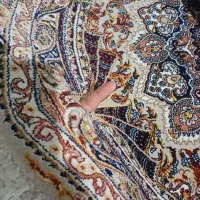 فرش گرد یک در یک دوتا|فرش|گرگان, |دیوار