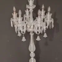 آباژور باکارات کنارسالنی کریستالی زنگوله دار|چراغ خواب و آباژور|تهران, بهارستان|دیوار