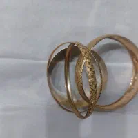 ۴عدد النگو ۱۸ عیار|جواهرات|دورود, |دیوار