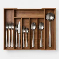 جاقاشقی چوبی کشویی ، داخل کشو رایکا|آبچکان و نظمدهنده ظروف|مشهد, سجادیه|دیوار