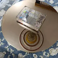 میز عسلی طلایی