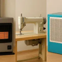 تعمیرات چرخ خیاطی صنعتی، بخاری گازی، کولر آبی