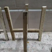 جا گلدونی.        شلف چوبی