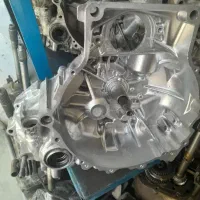 بدنه پراید نقره ای بدون رنگ وگیربکس پراید وپژو