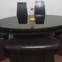 میز ناهارخوری و جا کفشی  و میز عسلی