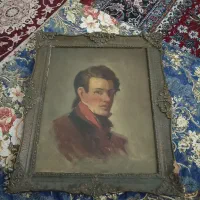 نقاشی انتیک رنگ روغن قدیمی