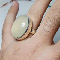 انگشتر نقره دستساز عقیق یمن طبیعی|جواهرات|تهران, امام زاده حسن|دیوار